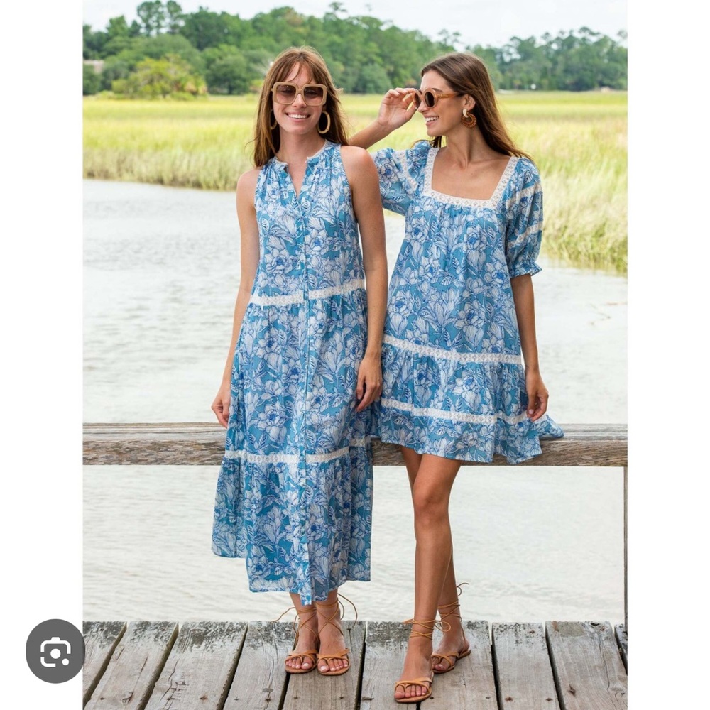 Olivia James Sophie Dress Maxi Flourish Dusk Size XS